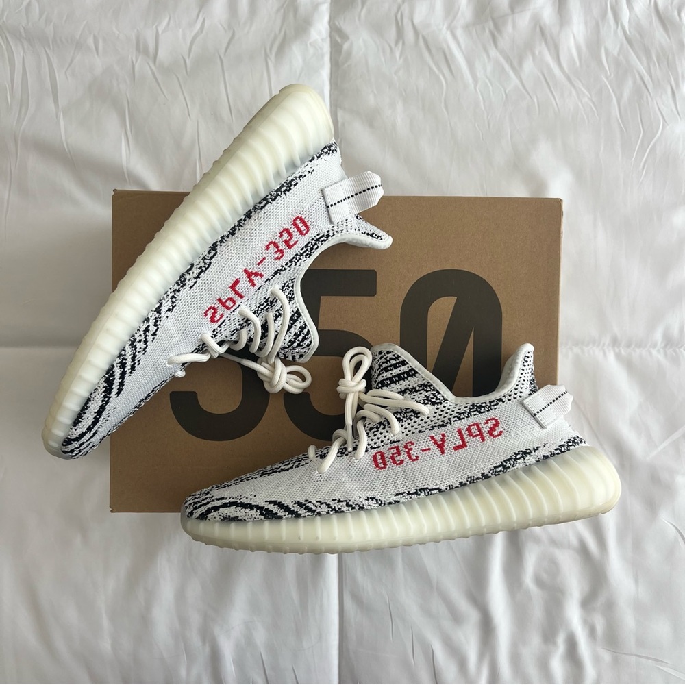 Adidas Yeezy Boost 350 V2 Black White Red